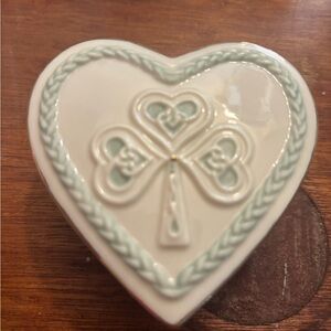Lenox Irish Blessing Heart Keepsake Box